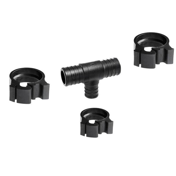 Flair-It PEXLOCK 30776 Reducing Pipe Tee with Clamp, 1 x 3/4 in, 100 psi Pressure