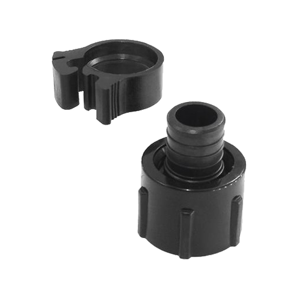 Flair-It PEXLOCK 30780 Pipe Adapter, 1 in, Female, Polysulfone, Black, 100 psi Pressure