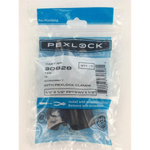 Load image into Gallery viewer, Flair-It PEXLOCK 30828 Pipe Tee with Clamp, 1/2 in, FPT, 100 psi Pressure
