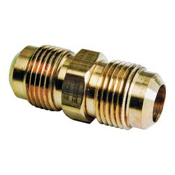 BrassCraft FU3-6 Flare Union, 3/8 in, Flare, 1-3/32 in L, 3/8 in OD