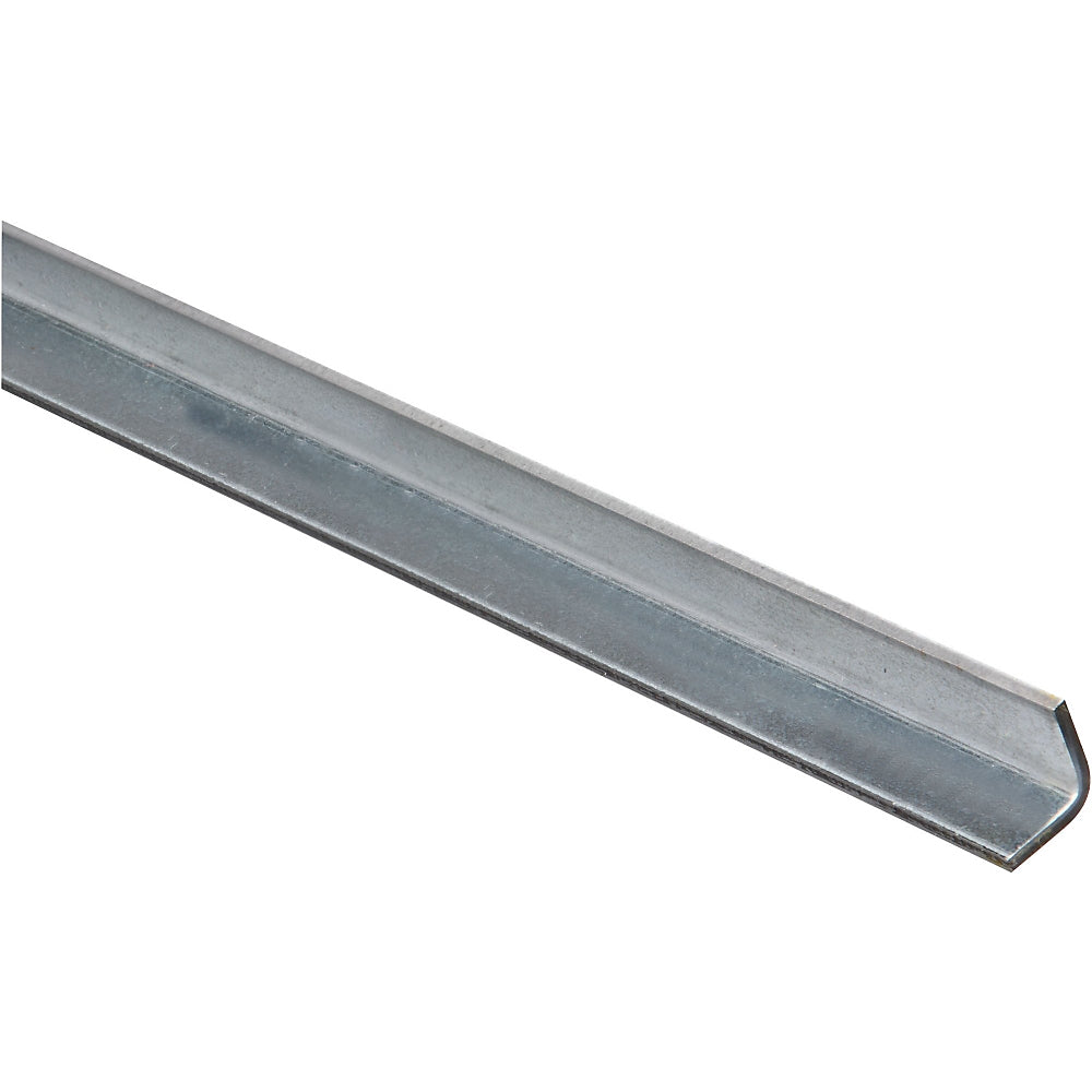 Stanley Hardware 4010BC Series N179-903 Angle Stock, 3/4 in L Leg, 48 in L, 0.12 in Thick, Steel, Galvanized