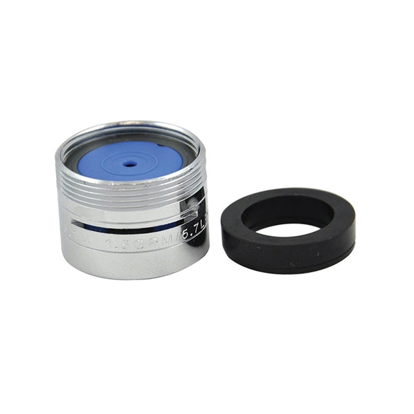 Danco 10489 Faucet Aerator, 15/16-27 x 55/64-27 Male x Female Thread, Brass, Chrome Plated, 1.5 gpm