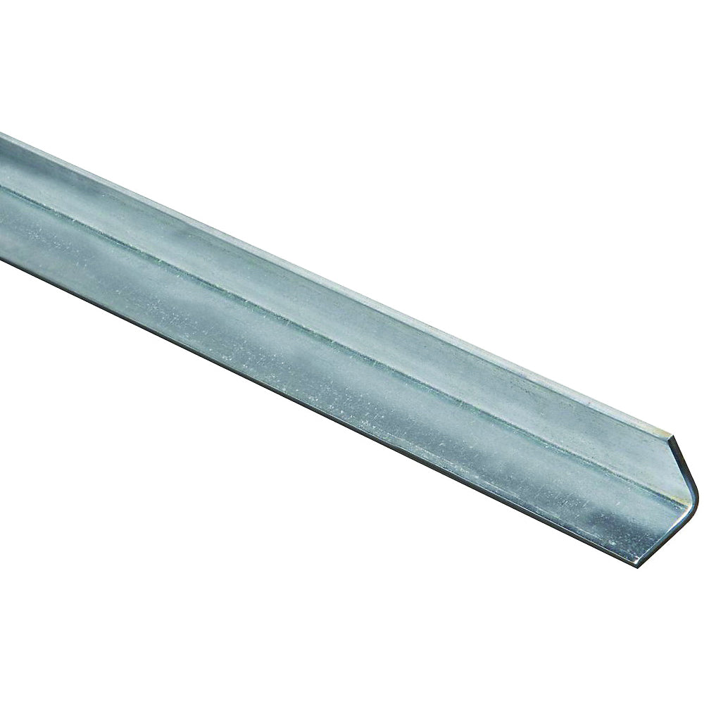 Stanley Hardware 4010BC Series N179-929 Angle Stock, 1 in L Leg, 36 in L, 0.12 in Thick, Steel, Galvanized