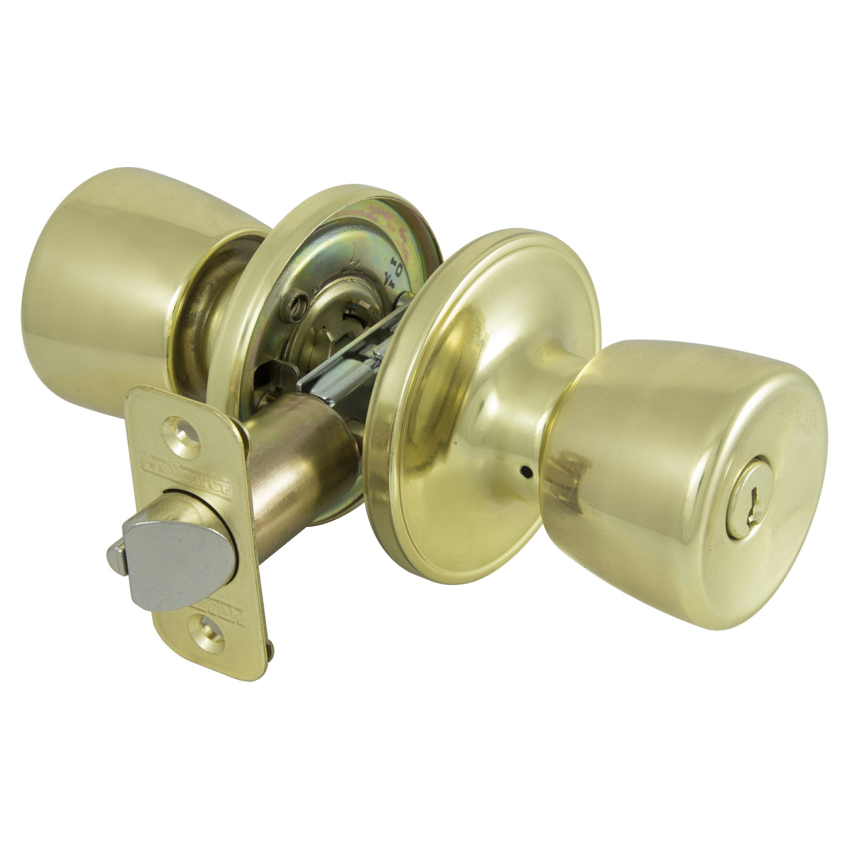 ProSource TS710BRA4B Privacy Door Knob Lockset, Stainless Steel