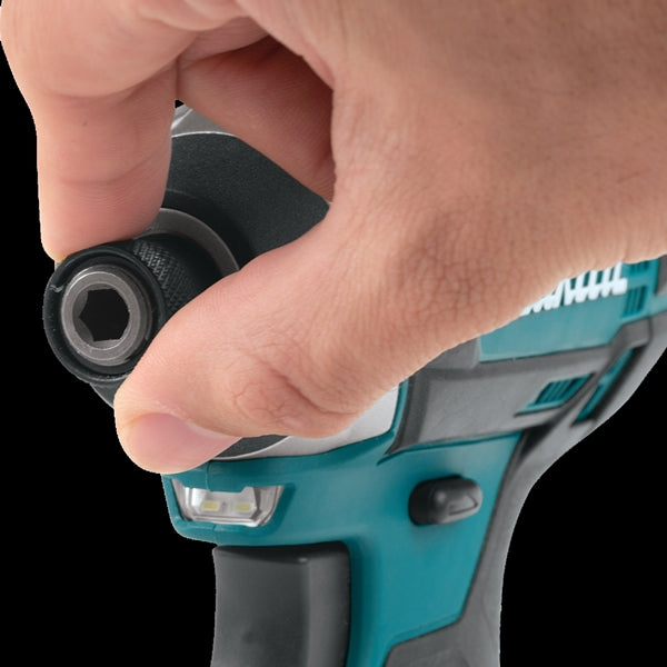 Makita XDT11R Impact Driver Kit, Battery Included, 18 V, 2 Ah, 1/4 in Drive, Hex Drive, 3500 ipm