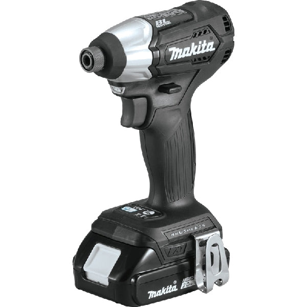 Makita LXT XDT15R1B Impact Driver Kit, Battery Included, 18 V, 2 Ah, 1/4 in Drive, Hex Drive