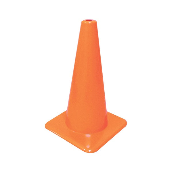 HY-KO SC-18 Traffic Safety Cone, 18 in H Cone, Vinyl Cone, Fluorescent Orange Cone