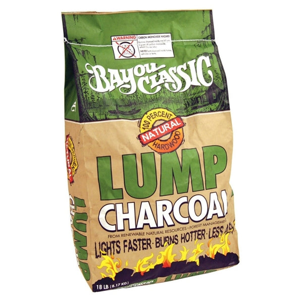 Bayou Classic 500-418 Lump Charcoal, 18 lb Bag