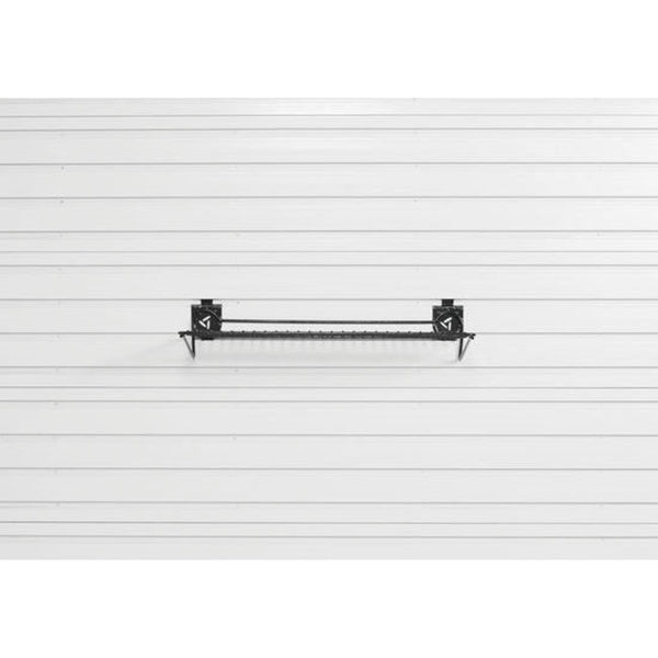 GLADIATOR GAWU24WSBH Wire Shelf, 35 lb Capacity, Steel Shelving, 24 in OAW, 4-1/2 in OAH, 12-1/2 in OAD