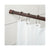 Zenna Home TwistTight 506W/505RB Shower Rod, 72 in L Adjustable, 1-1/4 in Dia Rod, Steel, Bronze