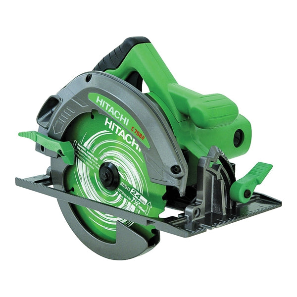 HITACHI C7SB2 Circular Saw, 15 A, 7-1/4 in Dia Blade, 1-27/32 in at 45 deg, 2-3/8 in at 90 deg D Cutting