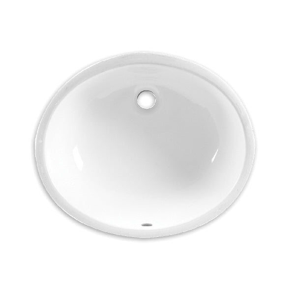 American Standard Ovalyn 0496221.020 Under Counter Sink, Oval Basin, 5-1/2 in OAD, White