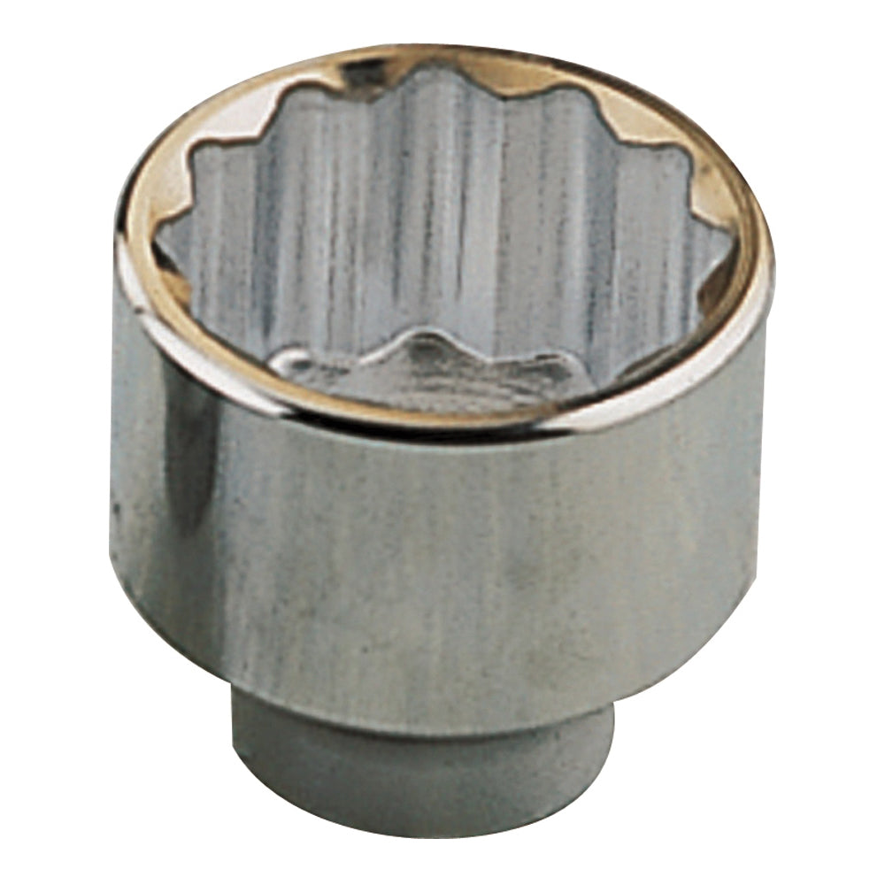 Vulcan MT-SS6032 Drive Socket, 1 in Socket, 3/4 in Drive, 12-Point, Chrome Vanadium Steel, Chrome