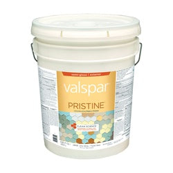 Valspar 027.0018608.008 Latex Paint, Semi-Gloss, Pastel Base, 5 gal, Pail