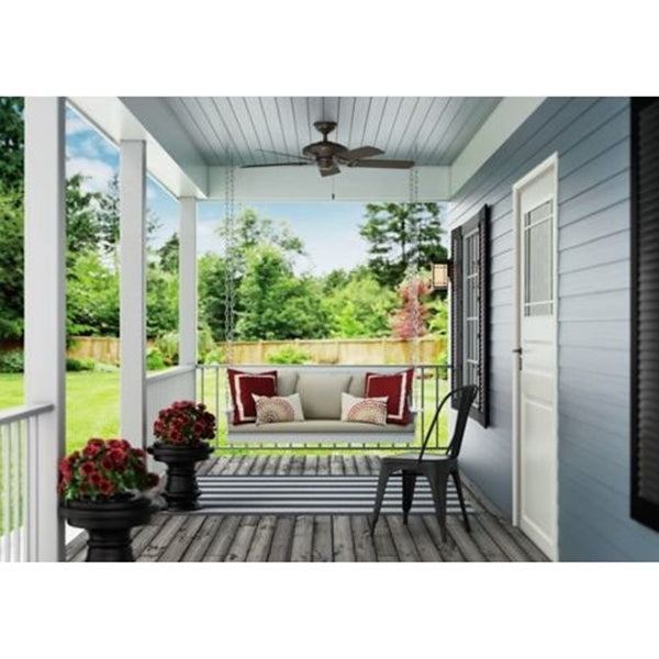 Hunter Sea Air Series 53061 Ceiling Fan, 5-Blade, Walnut Blade, 52 in Sweep, 3-Speed, With Lights: No