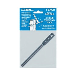 Zareba HTTT/300-309 Wire Twisting Tool, 3-Hole, High-Tensile, For: Up to 8 ga Wire