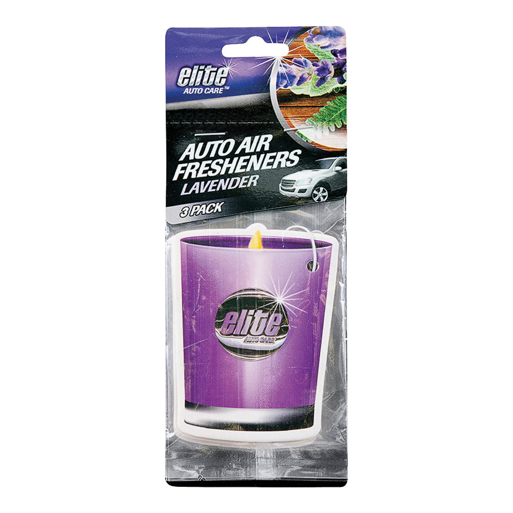 Elite Auto Care 8987 Auto Air Freshener, Lavender