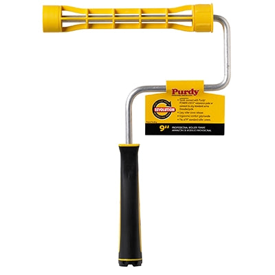 Purdy Revolution 14A751129 Roller Frame, 9 in L Roller, Plastic Handle, Ergonomic Handle