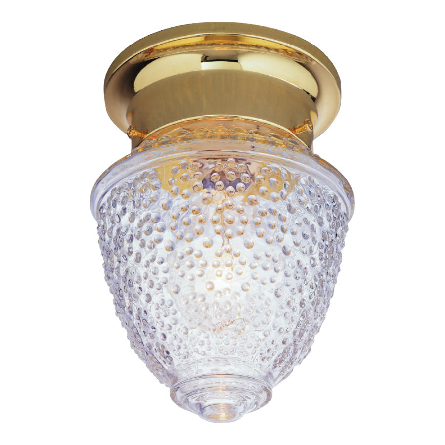 Boston Harbor RF-F-013-PB-3L Ceiling Light Fixture, 0.5 A, 120 V, 60 W, 1-Lamp, A19 or CFL Lamp, Metal Fixture