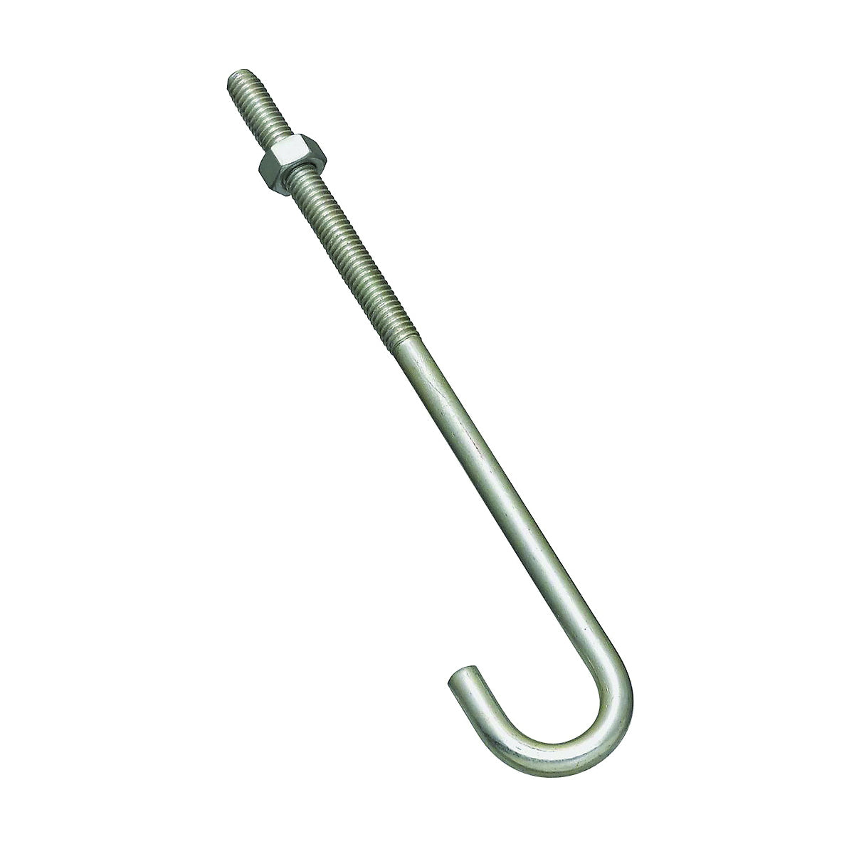 National Hardware 2195BC Series N232-934 J-Bolt, 5/16 in Thread, 3 in L Thread, 7 in L, 160 lb Working Load, Steel, Zinc