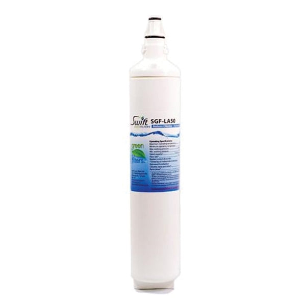 SWIFT GREEN FILTERS SGF-LA50 Refrigerator Water Filter, 0.5 gpm, 0.5 um Filter, Coconut Shell Carbon Block Filter Media