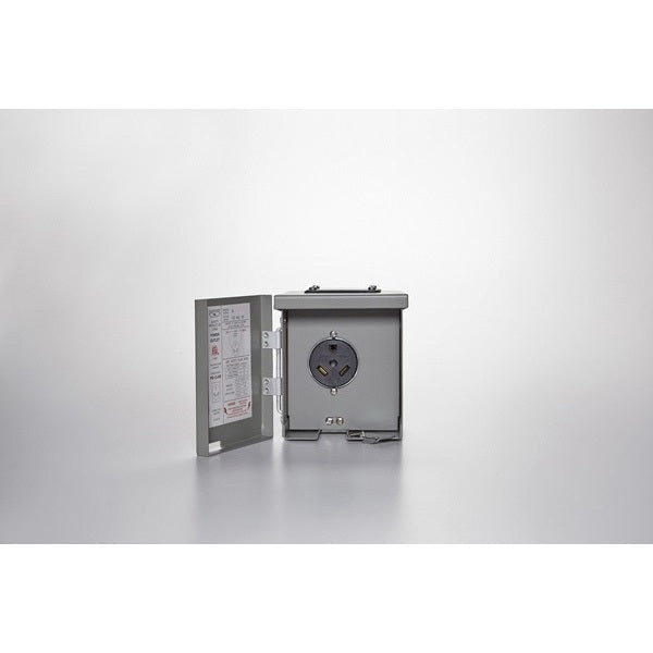 CONNECTICUT ELECTRIC PS-13-HR Power Outlet, 30 A, Steel