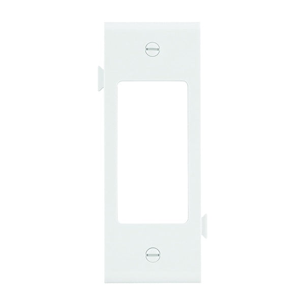 Eaton Cooper Wiring STC26 STC26W Wallplate, 4-1/2 in L, 2-3/4 in W, 1 -Gang, Polycarbonate, White, High-Gloss
