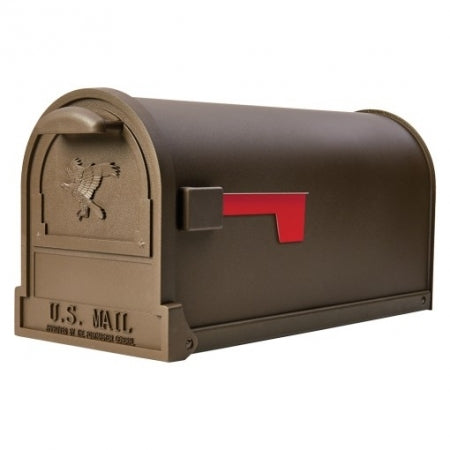 Gibraltar Mailboxes Arlington Series AR15T000 Mailbox, 1475 cu-in Capacity, Galvanized Steel, Bronze, 9-1/2 in W