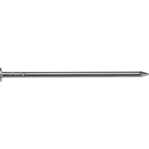 HILLMAN 532590 Nail, 4D, 1-1/2 in L, Steel, Bright, Flat Head, Smooth, Thin Shank, Silver