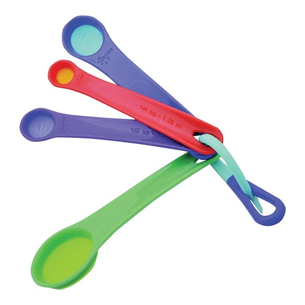 Robinson 41010C Measuring Spoon Set, Thermoplastic Rubber, Multi-Color