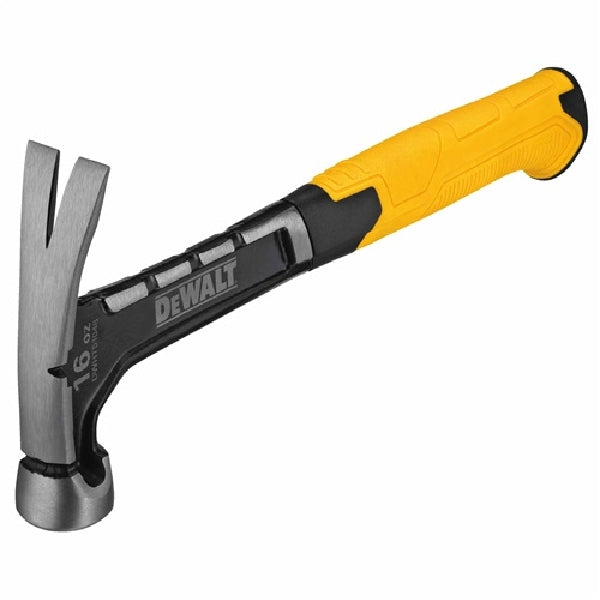 DeWALT DWHT51048 Nailing Hammer, 16 oz Head, Rip Claw, Smooth Head, Steel Head, 13-1/4 in OAL