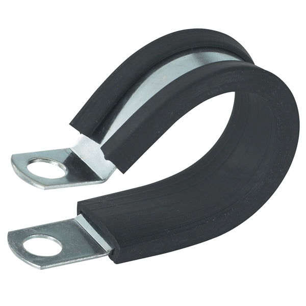 GB PPR-1550 Cable Clamp, 1/2 in Max Bundle Dia, Rubber/Steel, Black