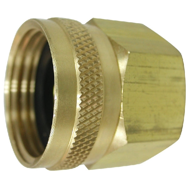 Landscapers Select PMB-055-3LC Hose Adapter, 3/4 x 3/4 in, FHT x FIP, Brass, Brass, For: Garden Hose