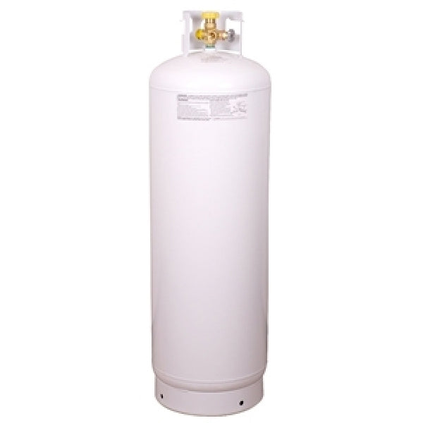 Worthington 282170 Propane Cylinder, 100 lb Tank, Steel, White