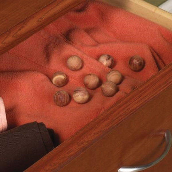 HOUSEHOLD ESSENTIALS Cedar Fresh 17824 Cedar Ball, Solid, Cedar, Red