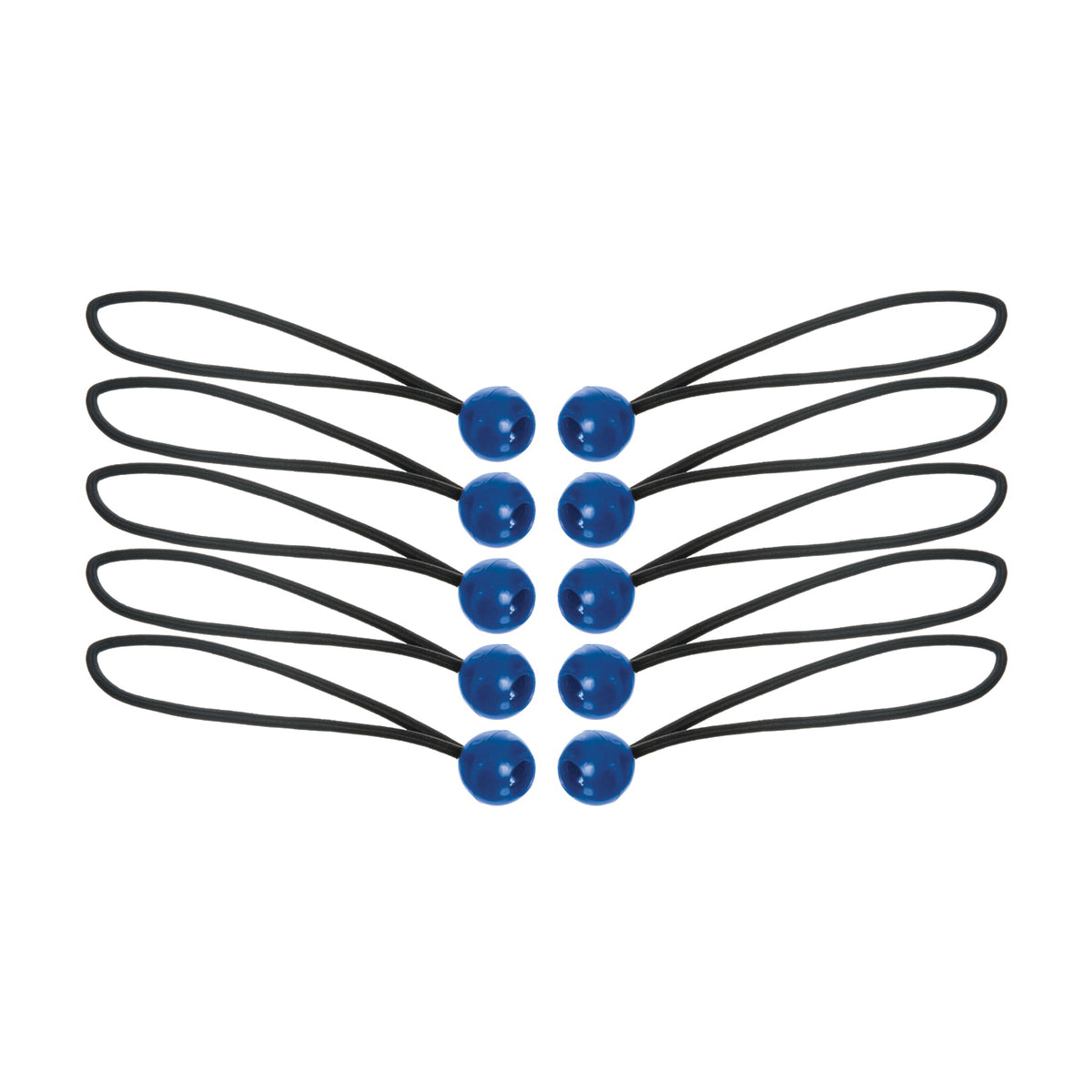 KEEPER 06344 Bungee Cord, 5/32 in Dia, 12 in L, Rubber, Toggle Ball End