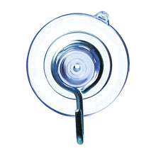 Load image into Gallery viewer, Adams 7500-77-3848 Suction Cup with Hook, Steel Hook, PVC Base, Clear Base, 1-1/8 in Base, 1 lb Working Load
