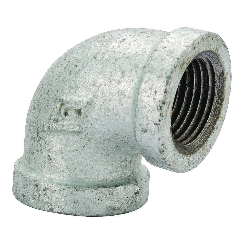 ProSource PPG90R-10X8 Reducing Pipe Elbow, 3/8 x 1/4 in, Threaded, 90 deg Angle