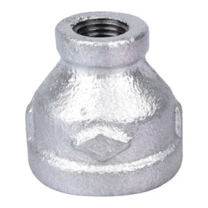 ProSource 24-3/4X1/4G Reducing Pipe Coupling, 3/4 x 1/4 in, Threaded, Malleable Steel, SCH 40 Schedule
