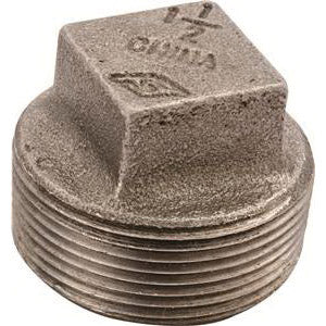 Exclusively Orgill B291 32 Pipe Plug, 1-1/4 in, MPT, Square Head, Malleable Iron