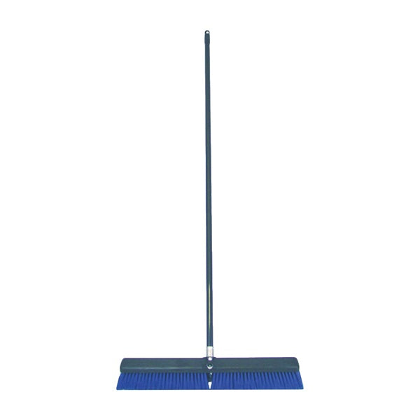 BIRDWELL 4028-4 Contractor Push Broom, 3 in L Trim, Polypropylene/Polystyrene Bristle