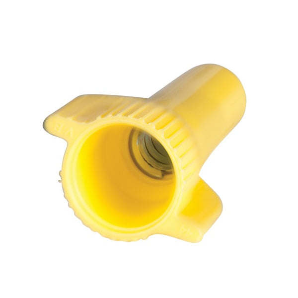 GB WingGard 25-084 Wire Connector, 18 to 12 AWG Wire, Steel Contact, Nylon Housing Material, Yellow