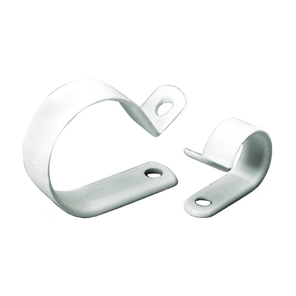 GB PPC-1525 Cable Clamp, 1/4 in Max Bundle Dia, Plastic, White