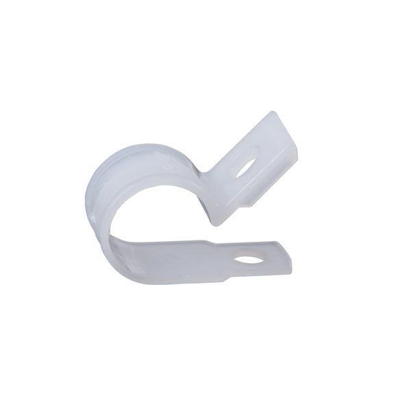 GB PPC-1550 Cable Clamp, 1/2 in Max Bundle Dia, Plastic, White