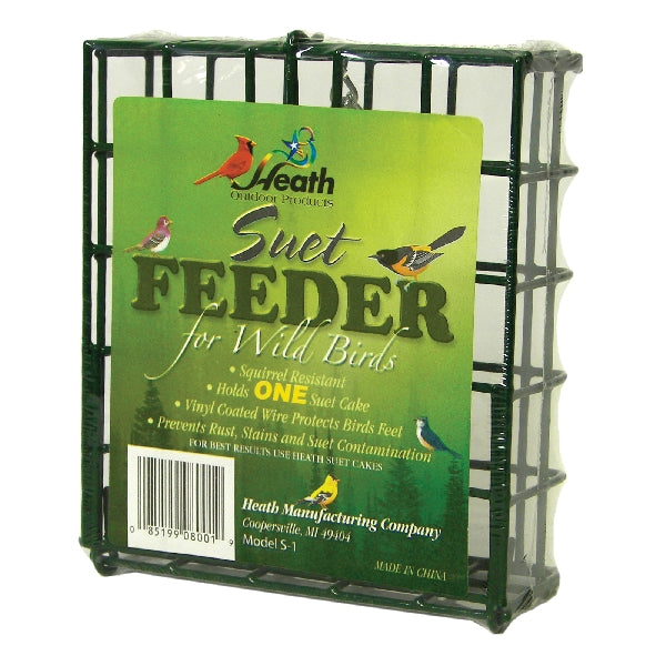 HEATH S-1-8 Single Suet Feeder, Metal