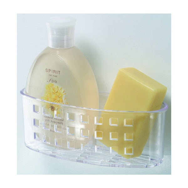 iDESIGN 23600 Shower Caddy, Plastic, 2-1/2 in OAW, 5 in OAH, 6.6 in OAD