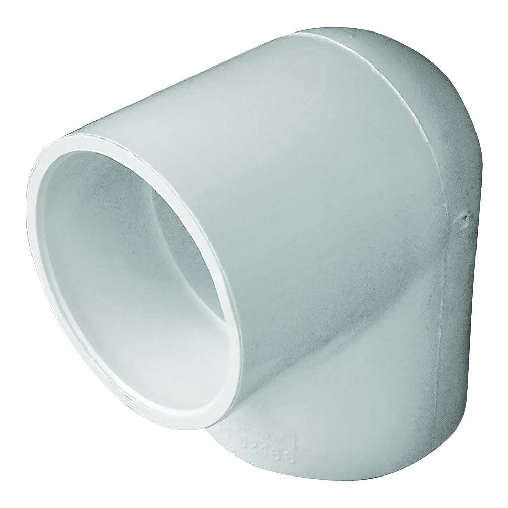 GENOVA 300 Series 435524/30720 Pipe Elbow, 2 in, Slip, 90 deg Angle, PVC, White, SCH 40 Schedule
