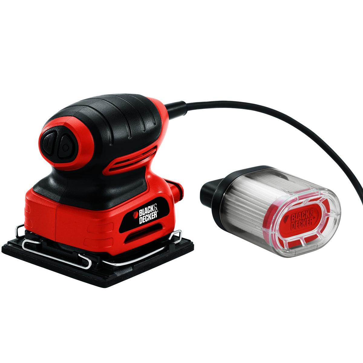 Black+Decker BDEQS300/QS900 Orbit Sander with Paddle Switch Actuation, 2 A