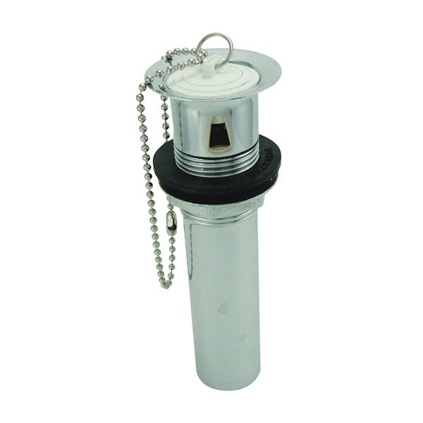 Plumb Pak PP3105PC Lavatory Plug, Pop-Out, Brass, Chrome