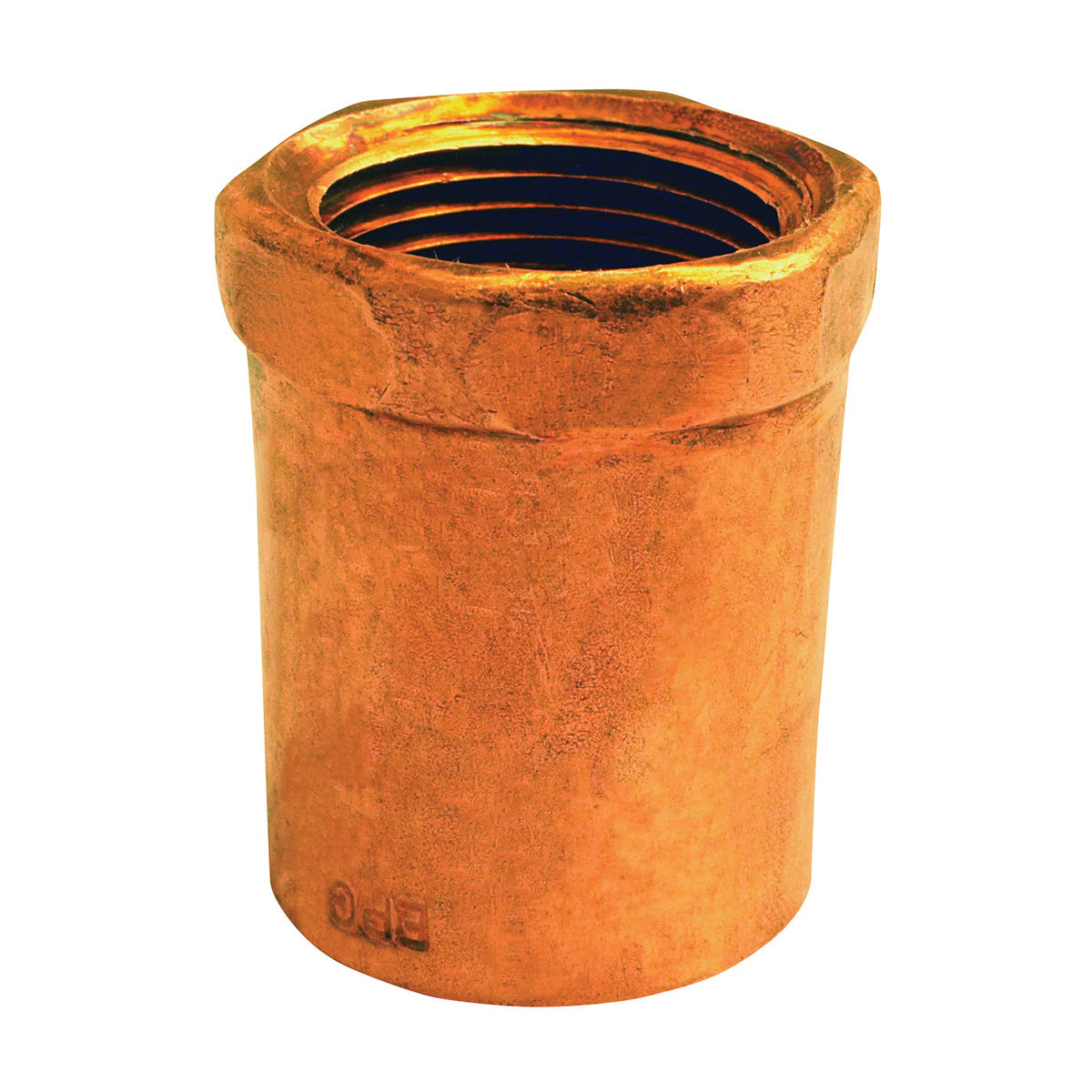 EPC 103R Series 30124 Reducing Pipe Adapter, 3/8 x 1/2 in, Sweat x FNPT, Copper